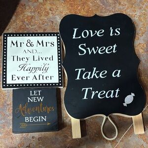 Wedding Signs and Decor